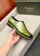 Berluti Man Brown and green Calfskin Business Leather Shoes 0428151 (5)_th.jpg